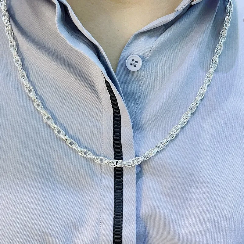 RURA S990 Fine Silver Necklaces Unisex Silver-4