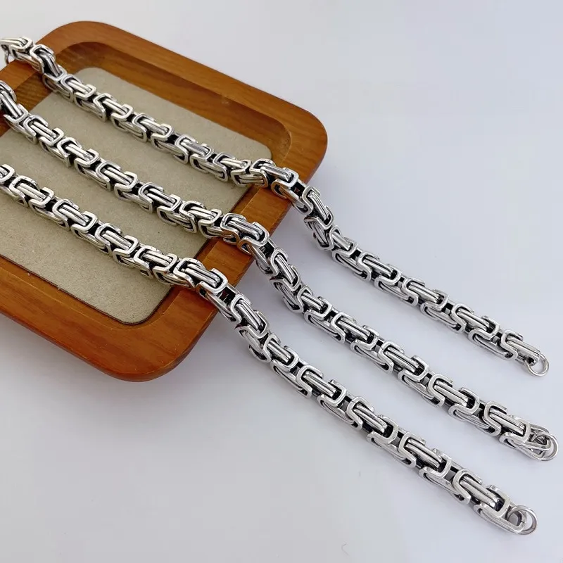 RURA S925 Silver Bracelets Unisex Silver-6