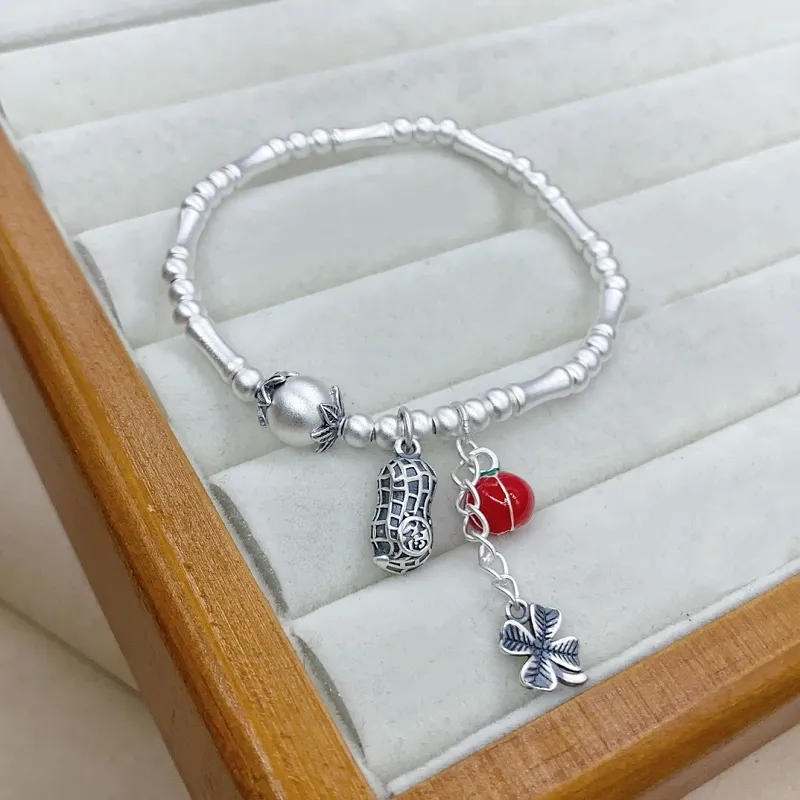 RURA S999 Fine Silver Bangles Women's Silver-4