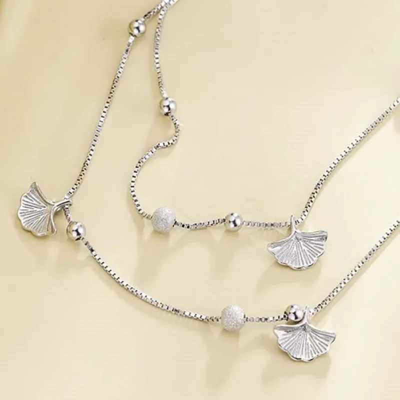 RURA Sterling Silver Anklets Women's Silver-8
