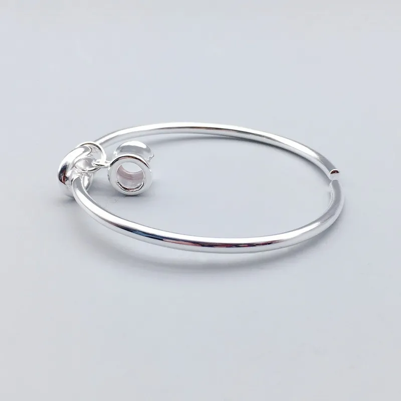RURA S990 Fine Silver Bangles Women's Silver-4