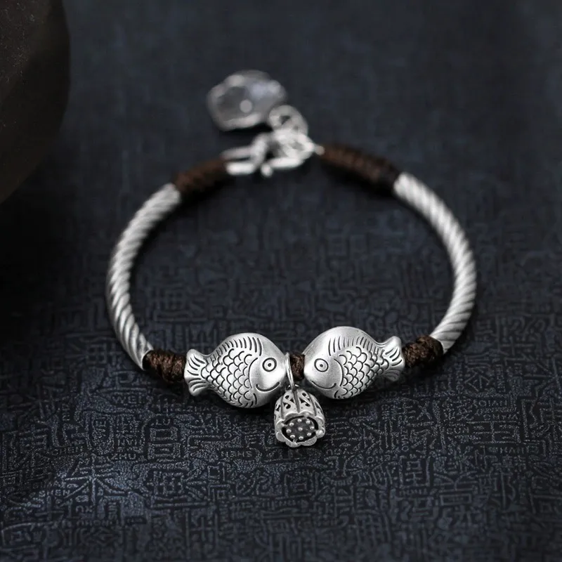 RURA S999 Fine Silver Bracelets Unisex Silver-4