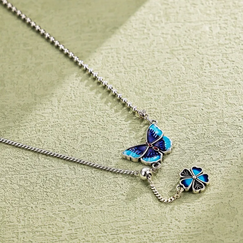 RURA S925 Silver Necklaces Women's Silver-5