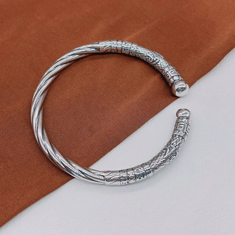 RURA S990 Fine Silver Bangles Women's Silver-1