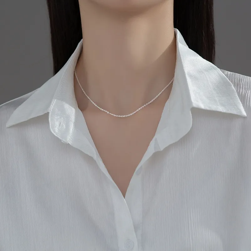 RURA S999 Fine Silver Necklaces Women's Silver-1