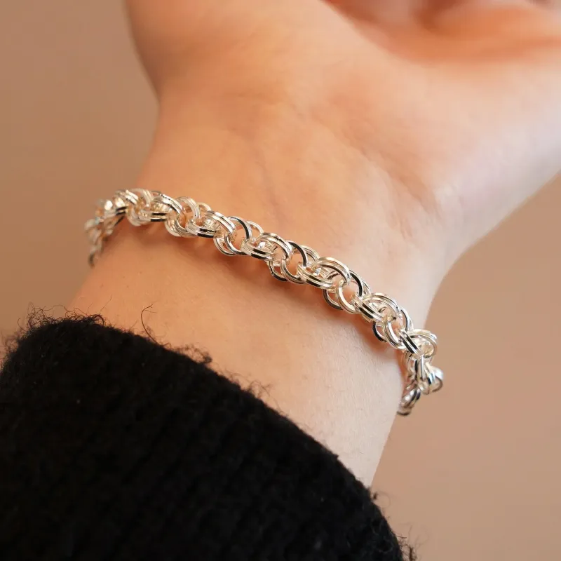 RURA S990 Sterling Silver Bracelets Unisex Silver-1