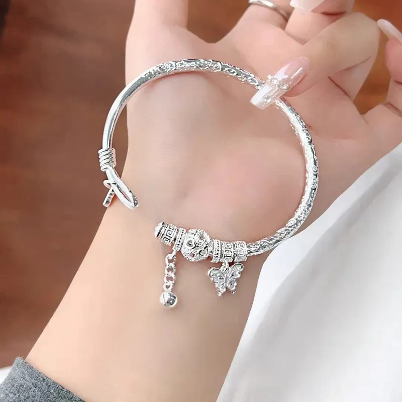 RURA S999 Fine Silver Bangles Women's-1
