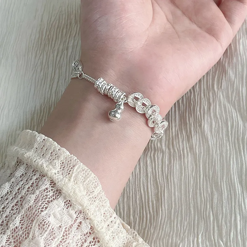 RURA S990 Sterling Silver Bracelets Women's Silver-4