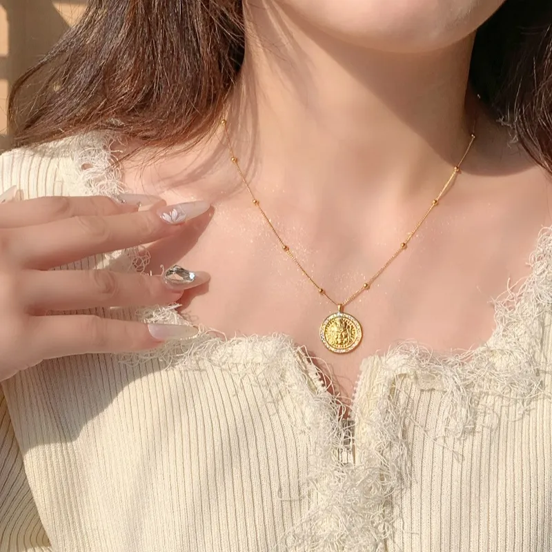RURA S 990 Silver Necklaces Women's Gold-5