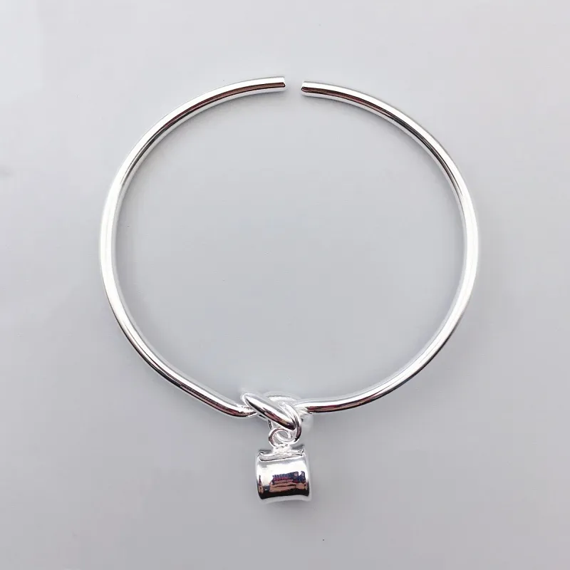 RURA S990 Fine Silver Bangles Women's Silver-1