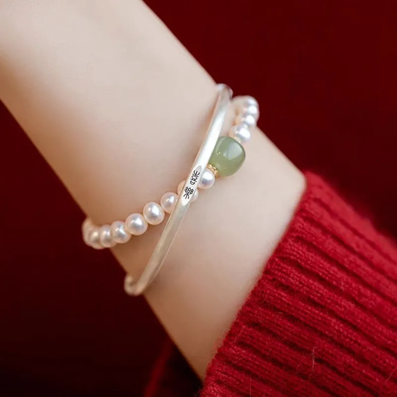 RURA S999 Silver Sterling Silver Bracelets Women's-3