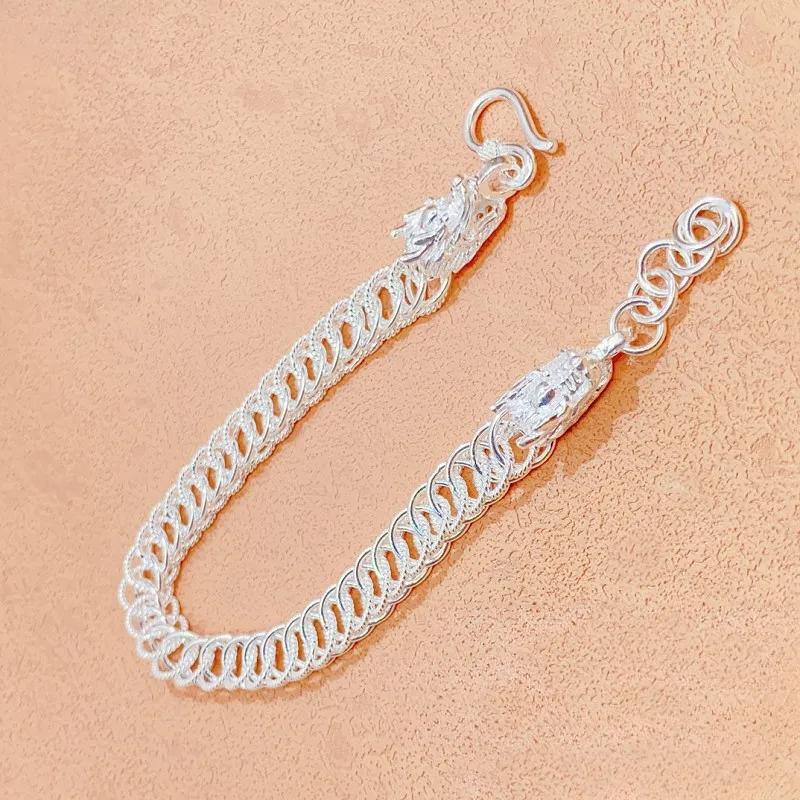RURA S990 Fine Silver Bracelets Unisex Silver-2