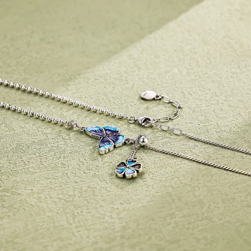 RURA S925 Silver Necklaces Women's Silver-4