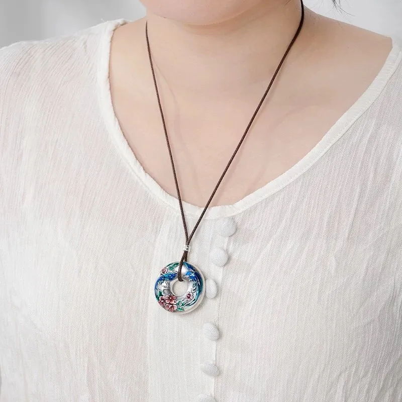 RURA S999 Fine Silver Necklaces Women's Silver-3