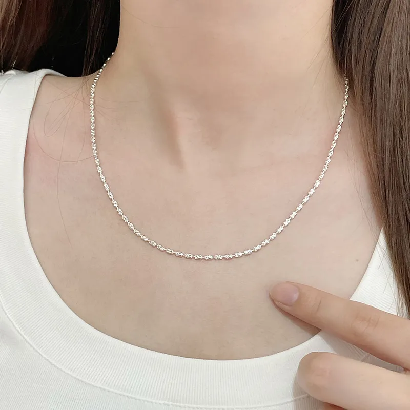 RURA Sterling Silver Necklaces Unisex Silver-1