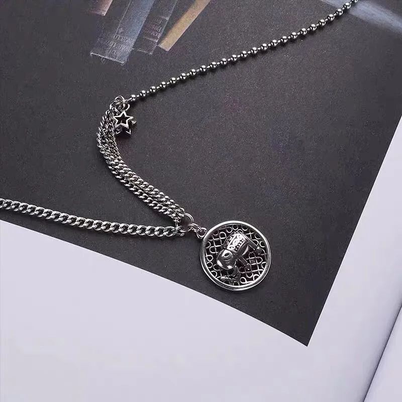 RURA S925 Silver Necklaces Women's Silver-2