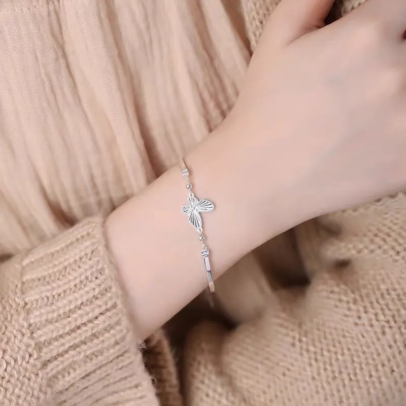 RURA S999 Fine Silver Pure Silver Bracelets Women's Silver-2