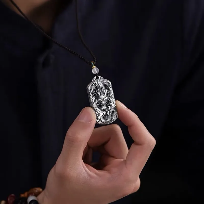 RURA 999 Fine Silver Sterling Silver Necklaces Unisex Silver-3
