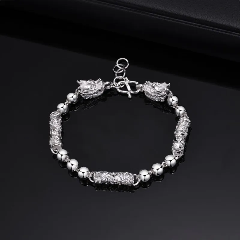 RURA S 990 Silver Pure Silver Bracelets Unisex Silver-6