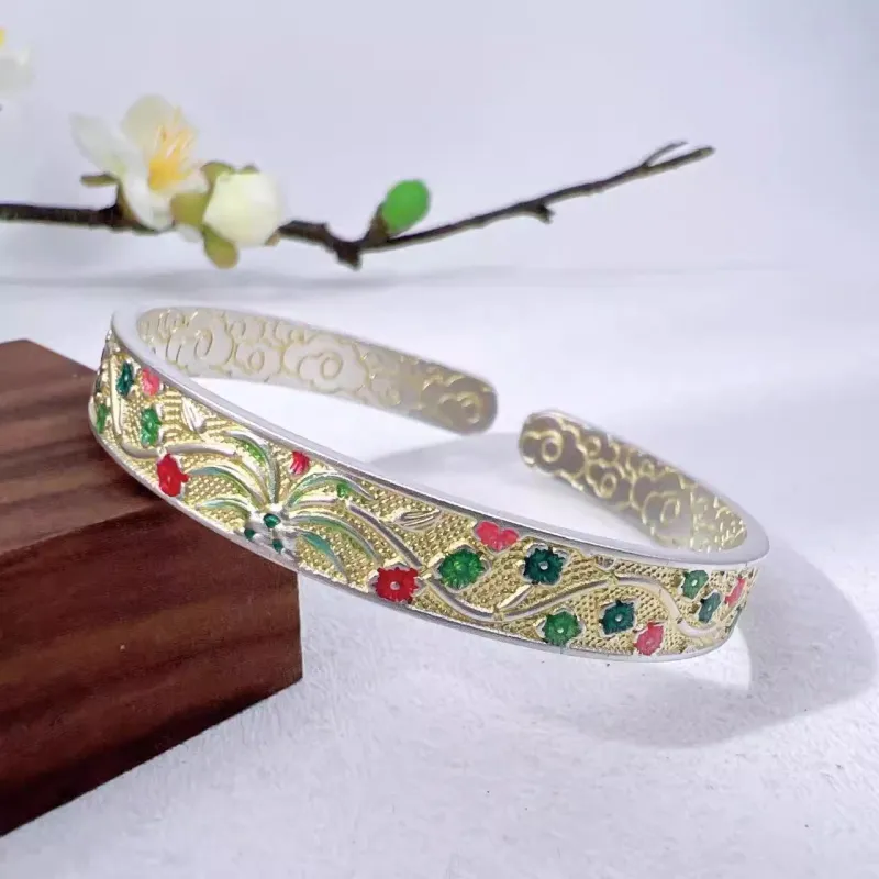 RURA S999 Fine Silver Bangles Women's-1