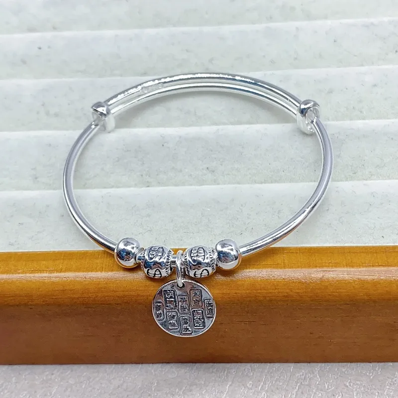 RURA S999 Fine Silver Bangles Women's Silver-2