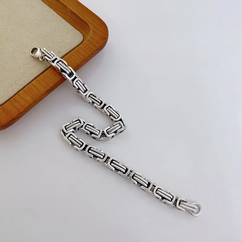 RURA S925 Silver Bracelets Unisex Silver-5