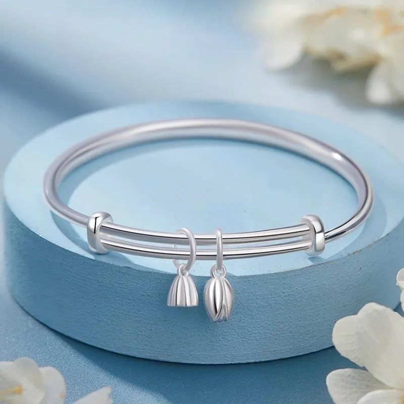 RURA 999 Fine Silver Sterling Silver Bracelets Women's Silver-2