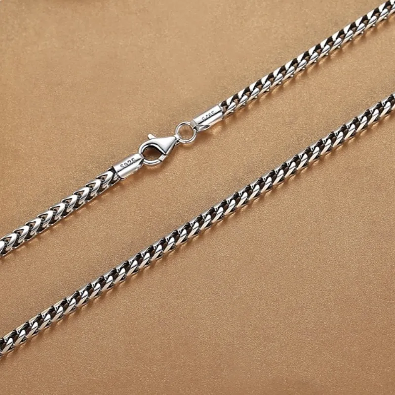 RURA S925 Silver Necklaces Unisex Silver-3
