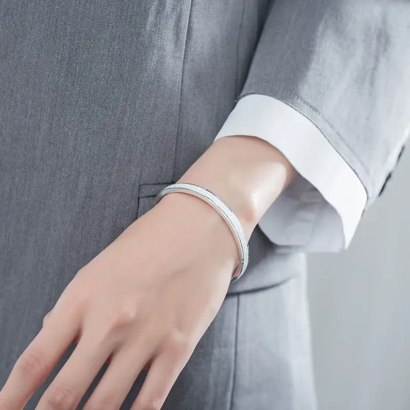 RURA Sterling Silver Bangles Women's Silver-4