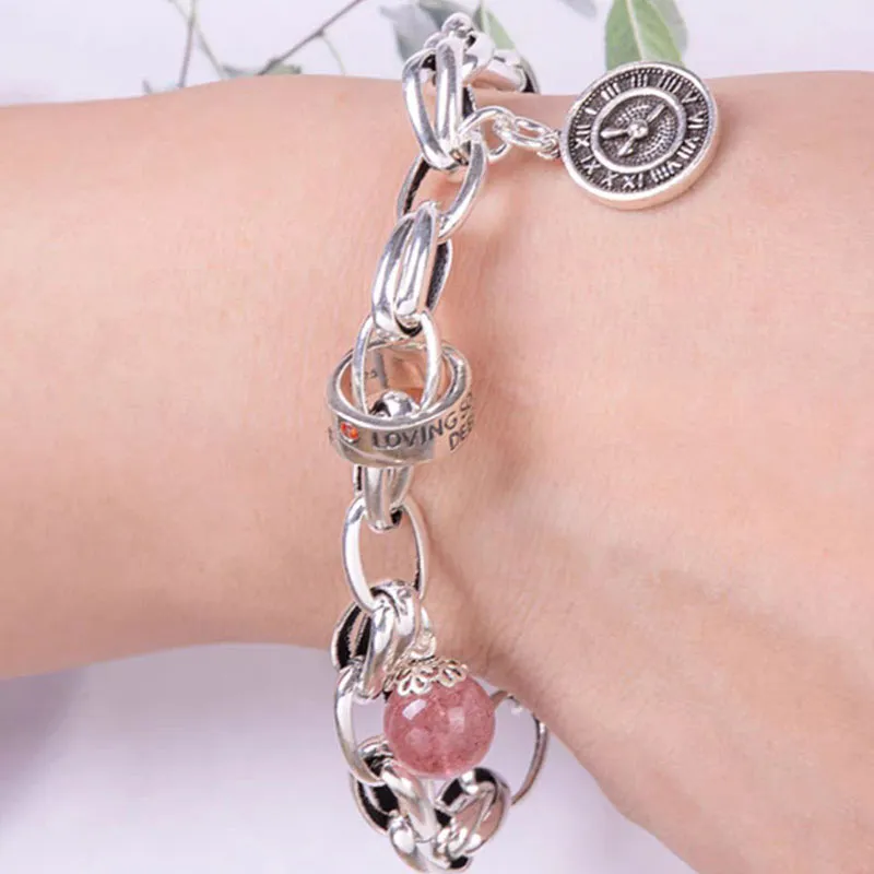 RURA 925 Sterling Silver Bracelets Women's-3