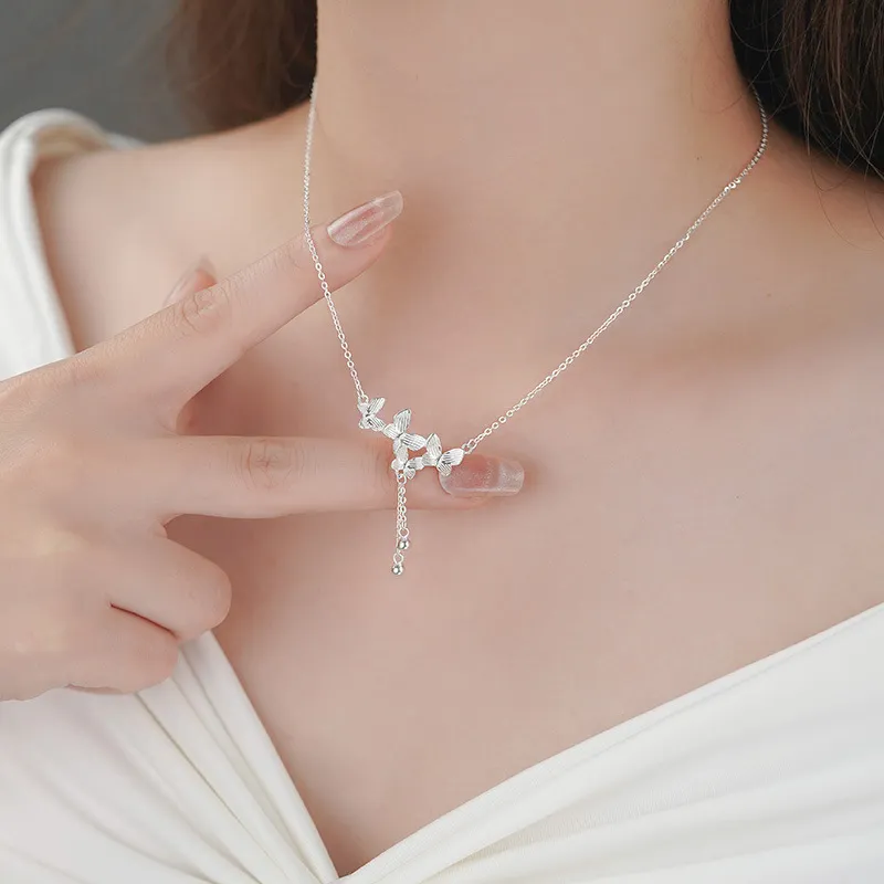 RURA S999 Fine Silver Necklaces Women's Silver-3