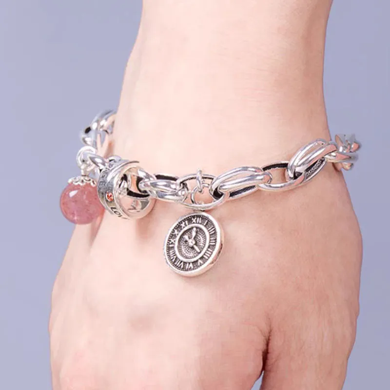 RURA 925 Sterling Silver Bracelets Women's-4