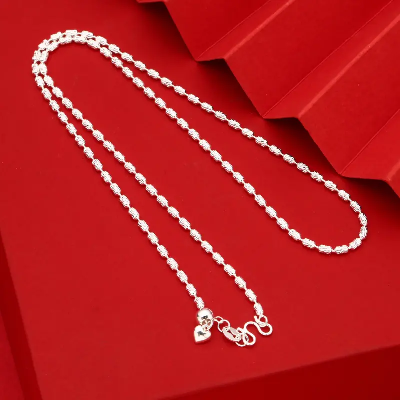 RURA Sterling Silver Necklaces Unisex Silver-5