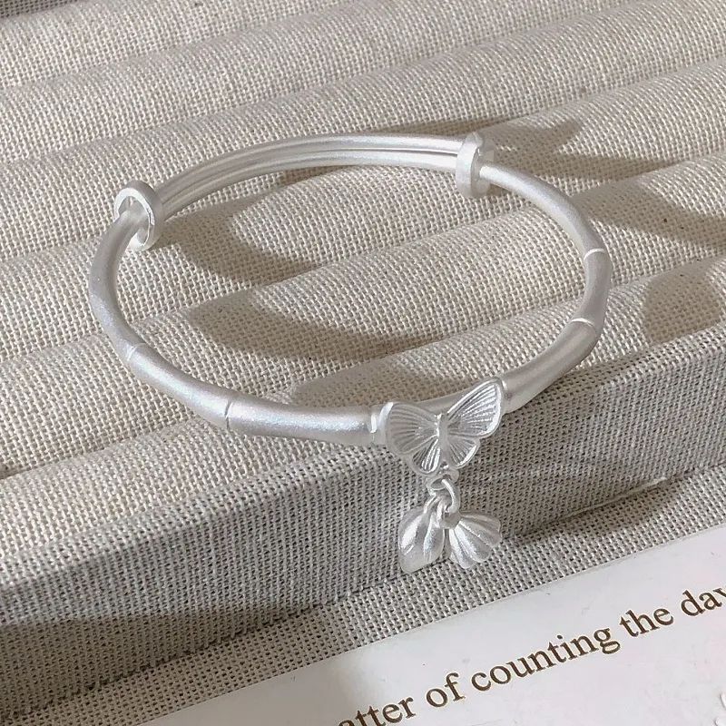 RURA S999 Fine Silver Bangles Women's Silver-3