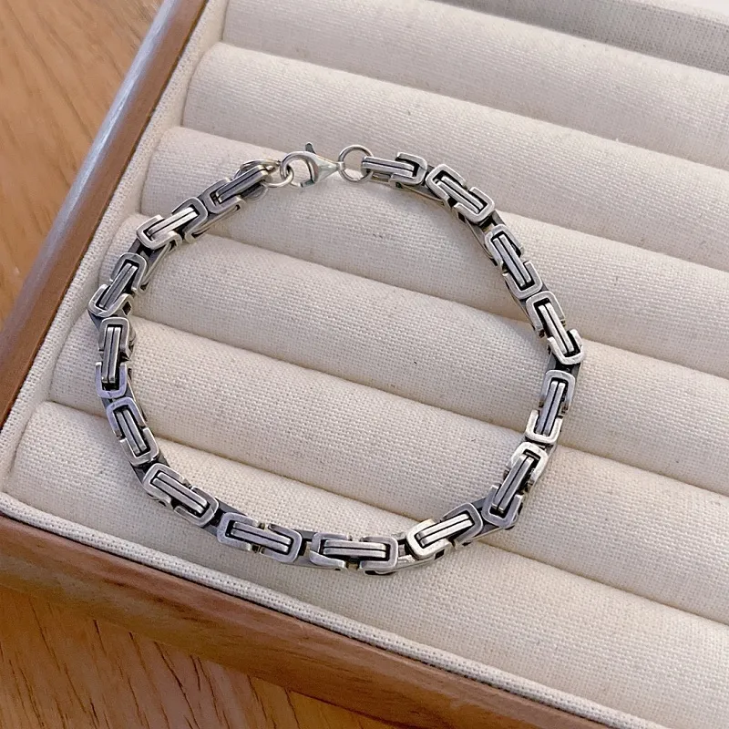 RURA S925 Silver Bracelets Unisex Silver-1