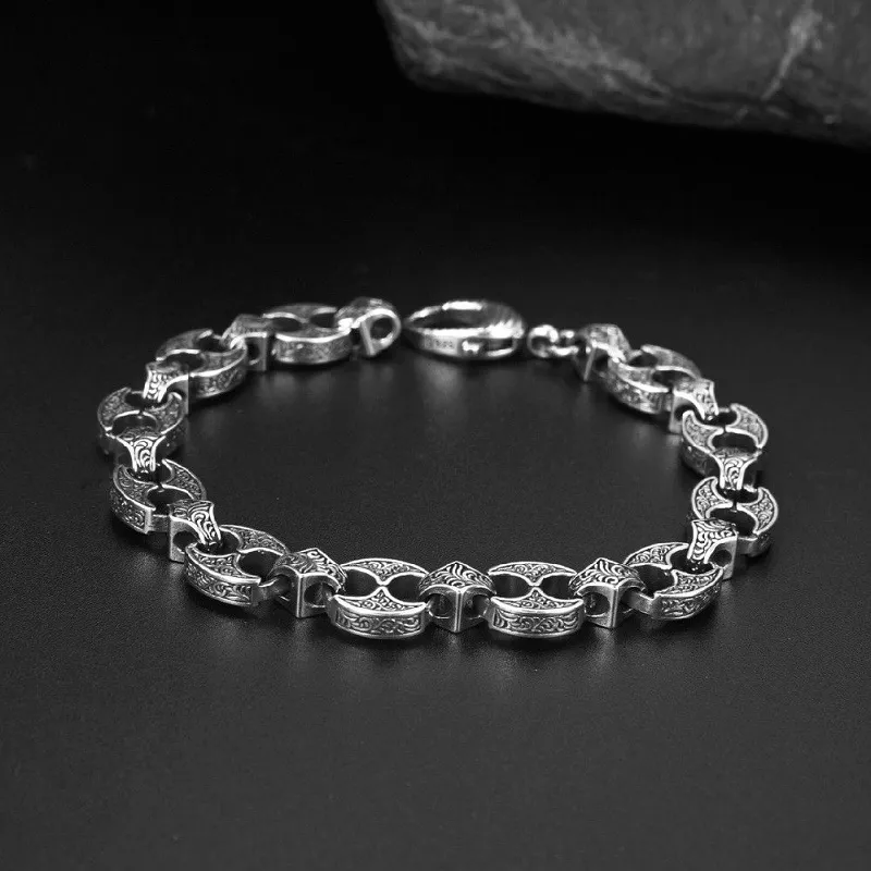 RURA S925 Silver Bracelets Unisex Silver-1