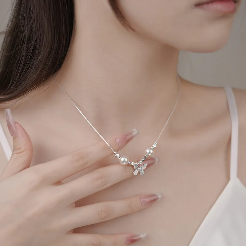 RURA S999 Fine Silver Necklaces Women's Silver-4