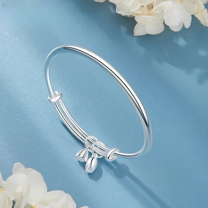 RURA 999 Fine Silver Sterling Silver Bracelets Women's Silver-1