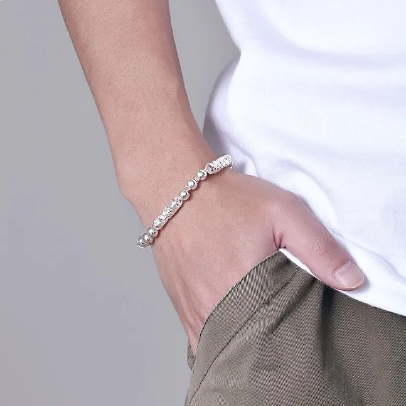 RURA S 990 Silver Pure Silver Bracelets Unisex Silver-1