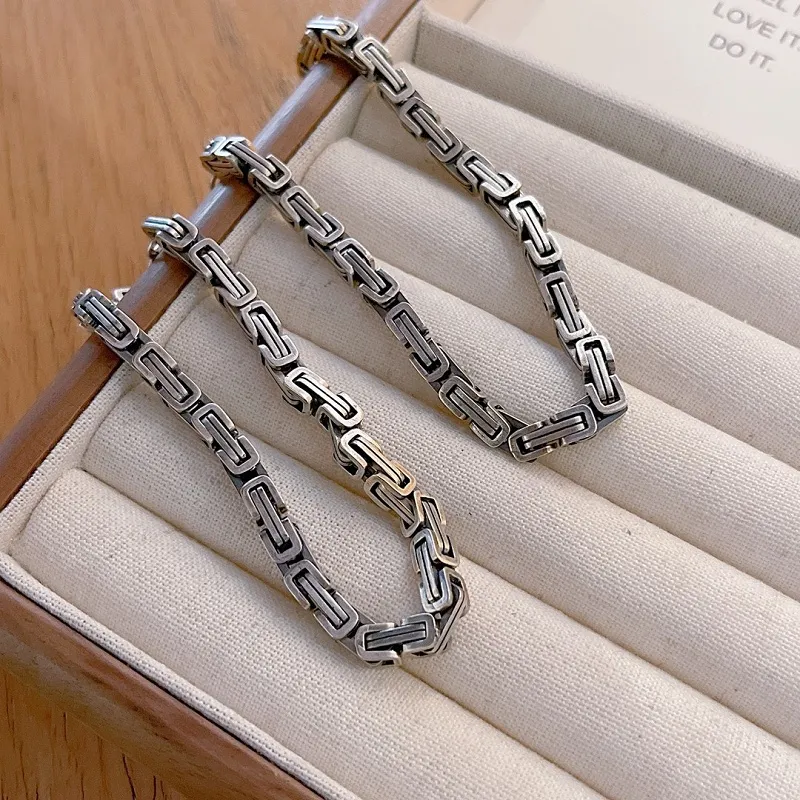 RURA S925 Silver Bracelets Unisex Silver-3