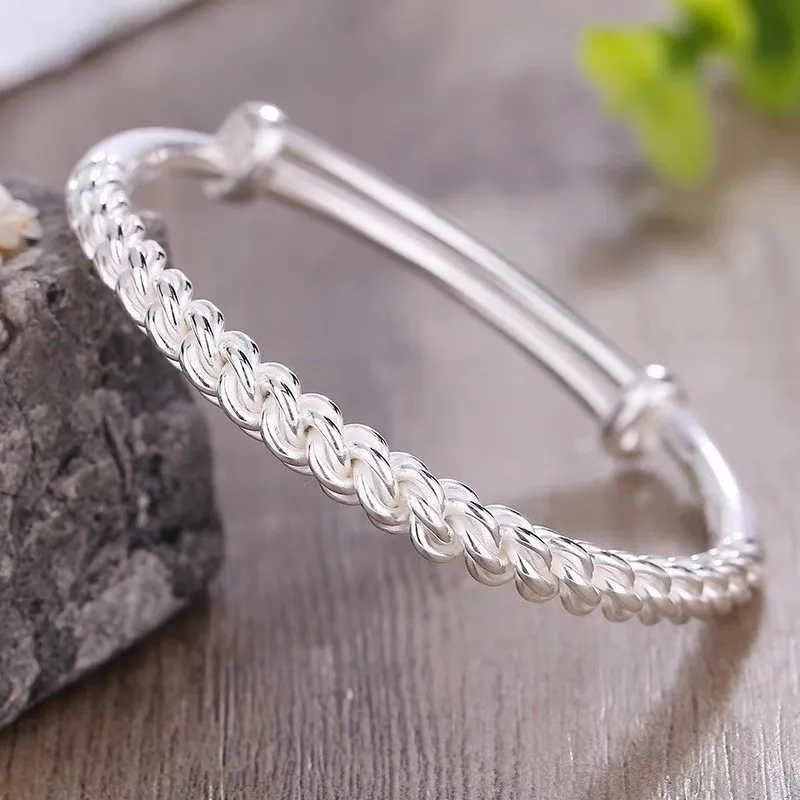RURA S999 Fine Silver Bangles Women's-1