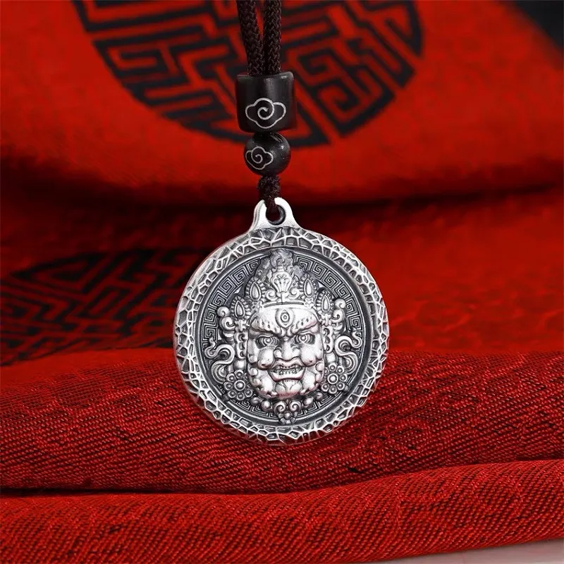 RURA S999 Fine Silver Sterling Silver Necklaces Unisex Silver-4