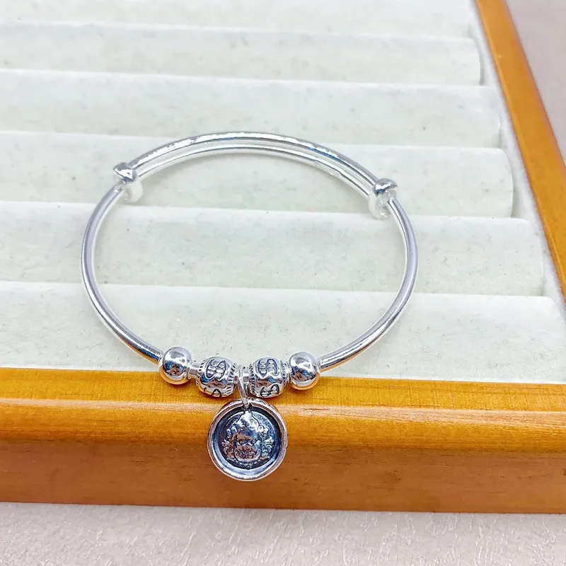 RURA S999 Fine Silver Bangles Women's Silver-1