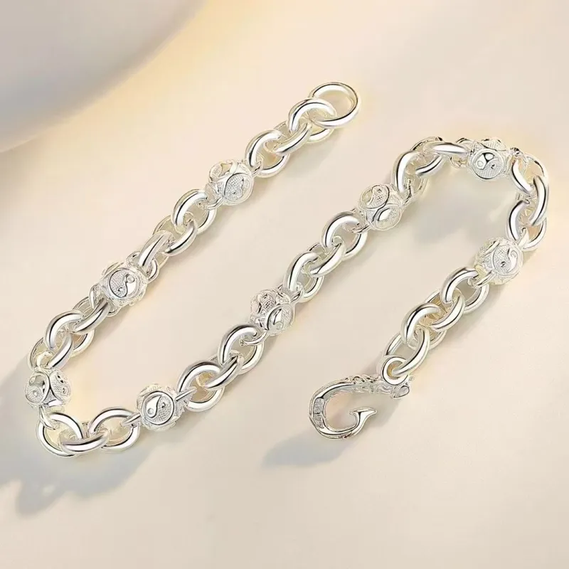 RURA S999 Fine Silver Bracelets Unisex Silver-4