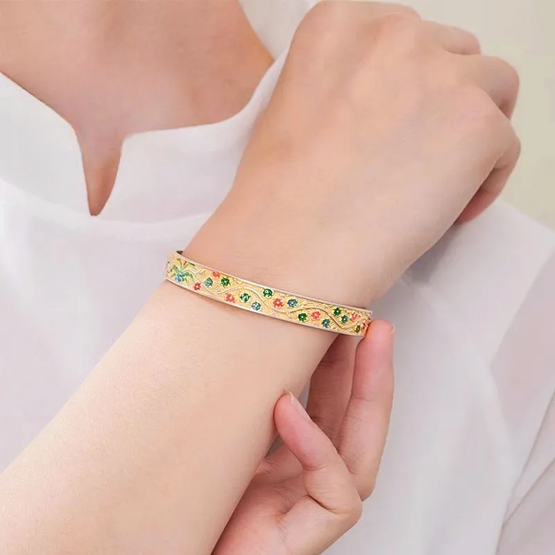 RURA S999 Fine Silver Bangles Women's-4