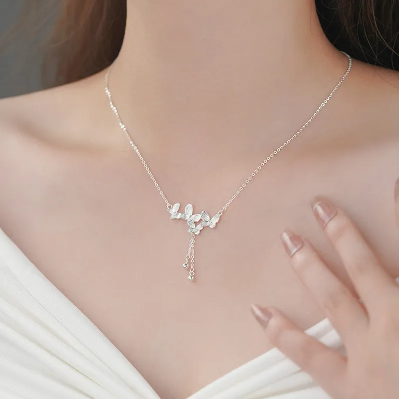 RURA S999 Fine Silver Necklaces Women's Silver-4