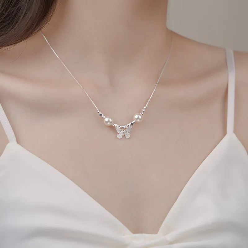 RURA S999 Fine Silver Necklaces Women's Silver-3