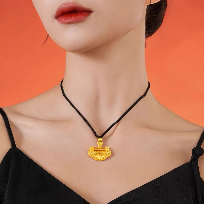 RURA S999 Fine Silver Necklaces Women's Gold-3