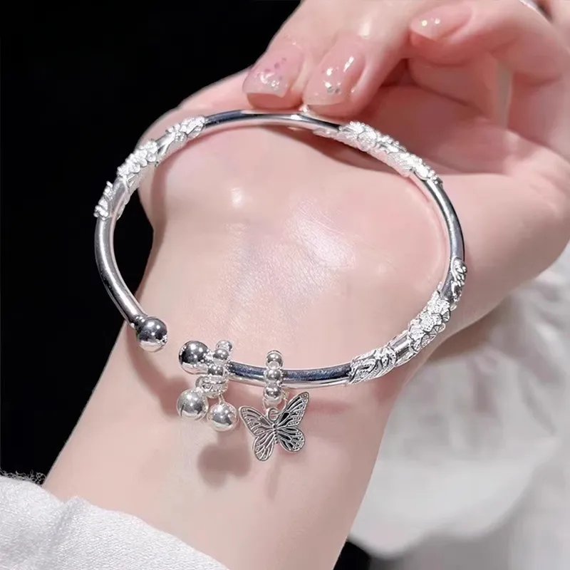 RURA 999 Fine Silver Sterling Silver Bracelets Women's Silver-7