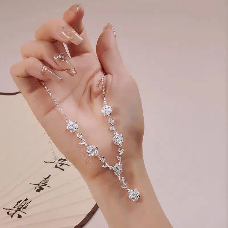 RURA S999 Fine Silver Necklaces Women's Silver-2